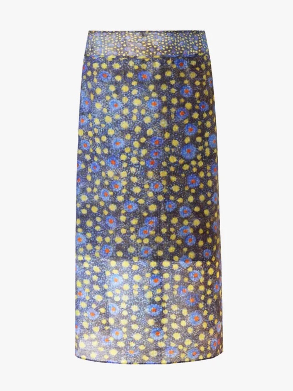 NWT Mango x Eckhaus Latta Layered Print Skirt Size L